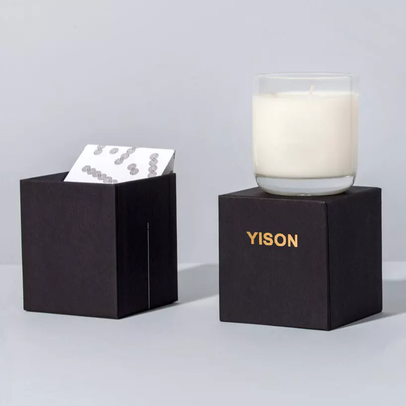 Scatola di carta rigida personalizzata personalizzata all'ingrosso Scatole regalo di imballaggio per scatole di candele tealight profumate di lusso 